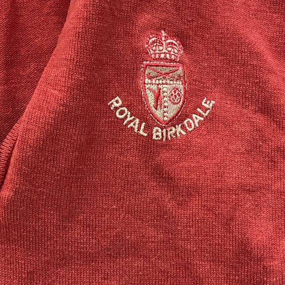 Peter Millar x Royal Birkdale Silk Cashmere Quarter Zip Vest - Picture 6 of 6